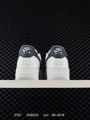 Nike Air Force 1 07 Low White Navy EU 36-45 Casual - Unisex (BS-73352)