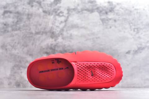 Nike Mind 001 Bright Red Orange Black Silver Slides (BS-59836)