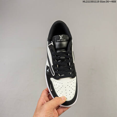 Jordan Air Jordan 1 Low x Travis Scott Black White Red EU 36-46 Lifestyle - Unisex (BS-63459)