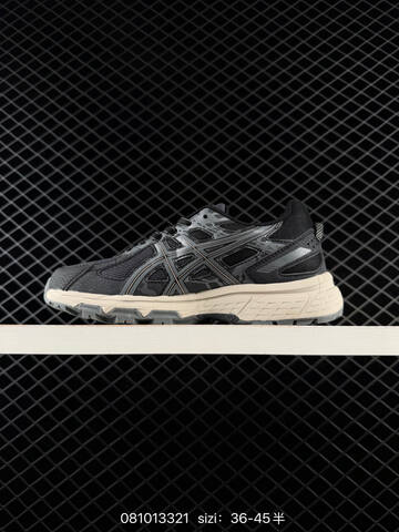ASICS Gel-VENTURE 6 Black Grey Beige EU 36-45 Trail Shoe Trail Running Sneakers - Unisex