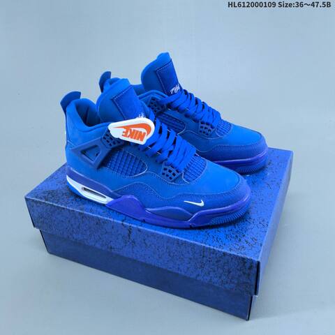 Jordan Air Jordan 4 Retro Black 36-47 5 Basketball - Unisex BS-67030
