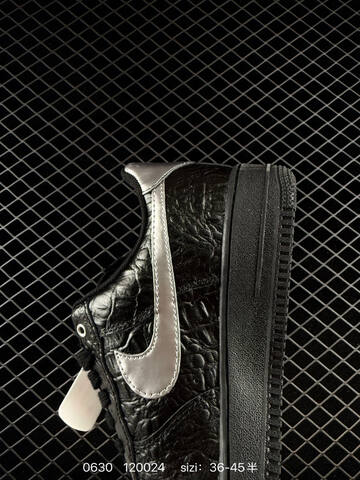 Nike Air Force 1 07 LV8 IV6306 Black Metallic Silver EU 36-45 Sneaker - Unisex BS-70509
