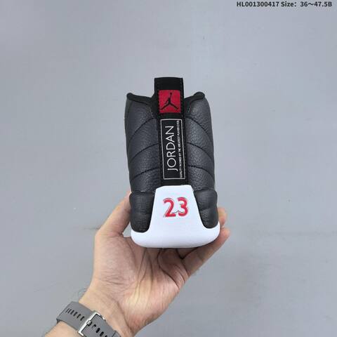 Jordan Air Jordan 12 Retro Playoffs Black White Varsity Red EU 36-47 5 Basketball - Unisex (BS-66161)