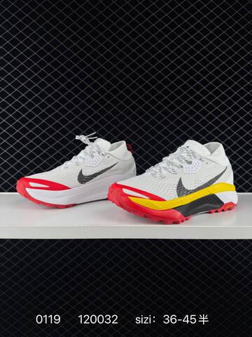 Nike ACG Zegama Trail 2 White Black Red Yellow EU 36-45 - Unisex (BS-73082)