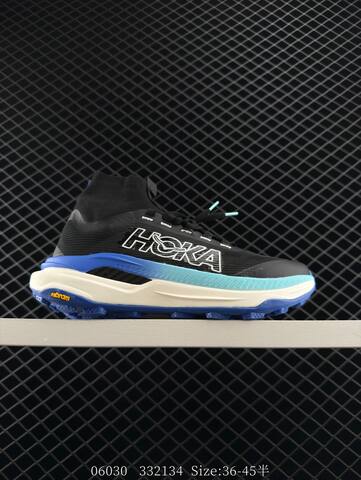 HOKA ONE ONE Tecton X Black Grey Red White Cyan EU 36-45 Trail Shoe Trail Running Sneakers - Unisex (BS-86580)