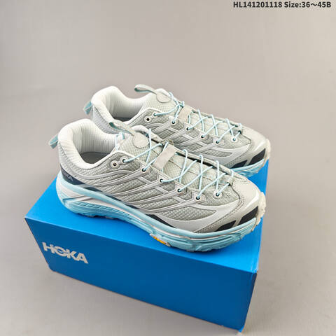HOKA ONE ONE Mafate Three 2 Beige Light Grey Off White EU 36-45 Trail Shoe Trail Running Sneakers Unisex BS-69475