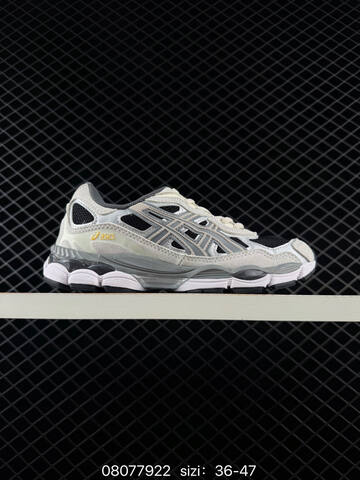 Asics Gel-NYC Cream Dark Grey Black Beige EU 36-47 Running Shoe Running Sneakers - Unisex