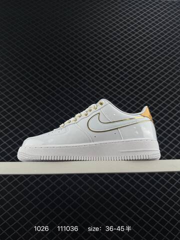 Nike Air Force 1 Low White Gold EU 36-45 Lifestyle - Unisex (BS-74569)