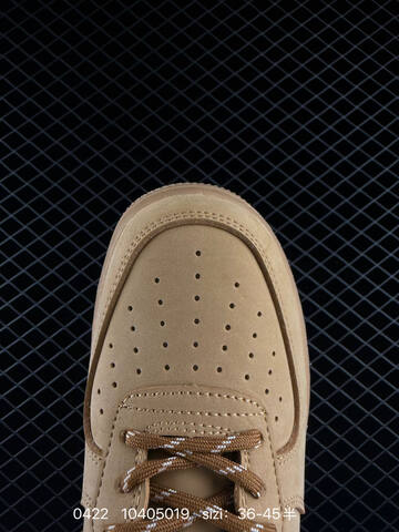 Nike Air Force 1 07 Wheat Flax Tan Light Brown With Gum Outsole EU 36-45 Half Sizes Available Lifestyle - Unisex (BS-71935)