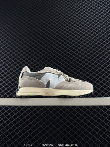 New Balance 327 Black Cream Gray White EU 36-45 Sneaker - Unisex (BS-82972)