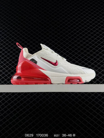 Nike Air Max 270 White Pink Red EU 36-46 Running Shoe Unisex BS-70523
