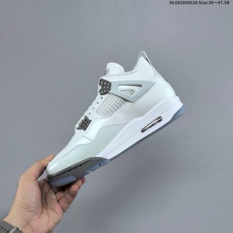 Jordan Air Jordan 4 Retro Photon Dust Photon Dust White Grey EU 36-47 5 Basketball - Unisex (BS-65871)
