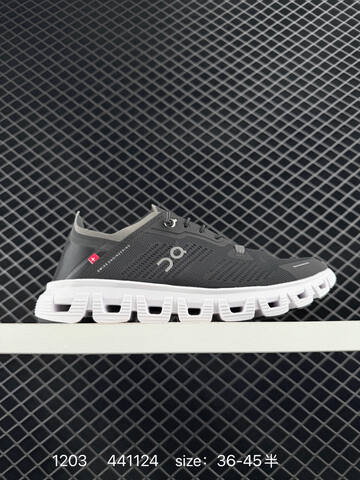 On Running Cloud 6 Coast Black White Grey EU 36-45 Running Shoe Running Sneakers - Unisex (BS-85448)