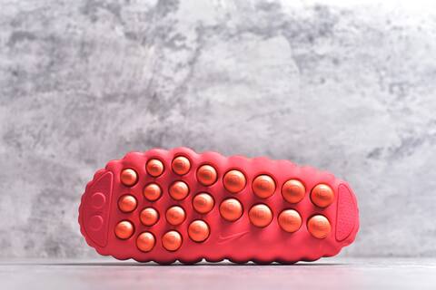 Nike Mind 001 Bright Red Orange Black Silver Slides (BS-59836)
