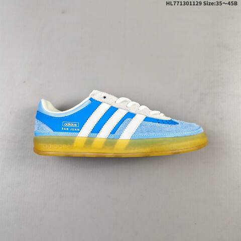 Adidas Bad Bunny x Gazelle Indoor Blue White Grey Gum EU 35-45 Skate Shoe Unisex BS-65402