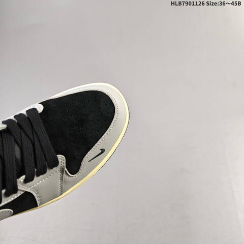 Nike Air Jordan 1 Low Black Gray Cream EU 36-45 Lifestyle - Unisex (BS-63064)