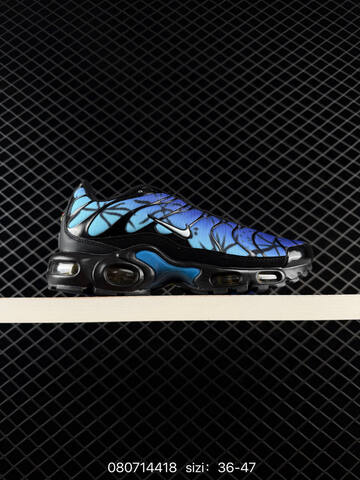 Nike Air Max Plus Black White Grey Gold Blue EU 36-47 Running - Unisex (BS-69892)