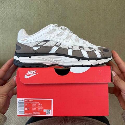 Nike P-6000 White Brown Black EU 40 Running - Men's (BS-87031)