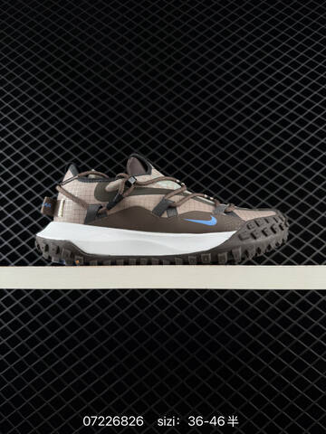 Nike ACG Mountain Fly Low GTX SE Brown Khaki White Blue EU 36-46 Trail - Unisex (BS-70123)