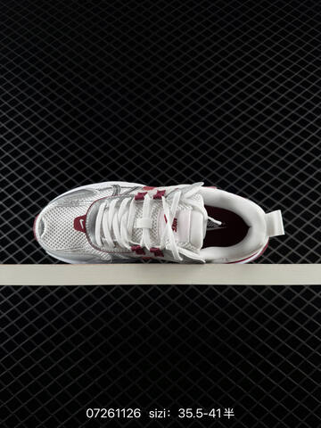 Nike V2K Run White Silver Burgundy EU 35 5-41 Running - Unisex (BS-70071)