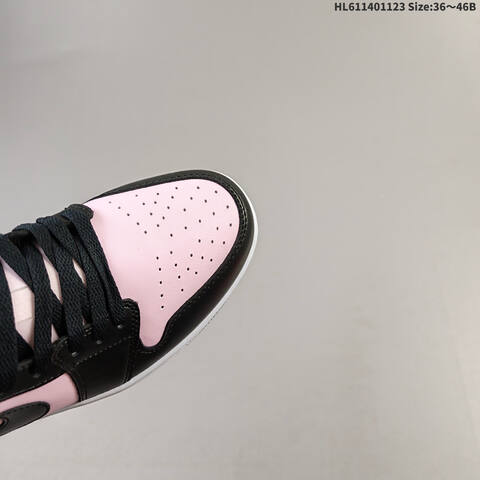 Jordan Air Jordan 1 Low Pink Black White EU 36-46 Casual - Unisex (BS-63210)
