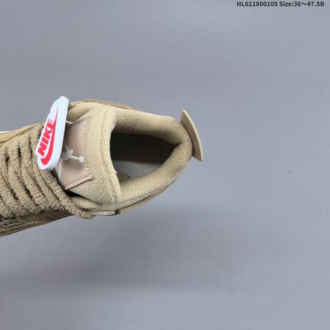 Jordan Air Jordan 4 Retro Beige Taupe White 36 47 5 Basketball - Unisex (BS-67095)