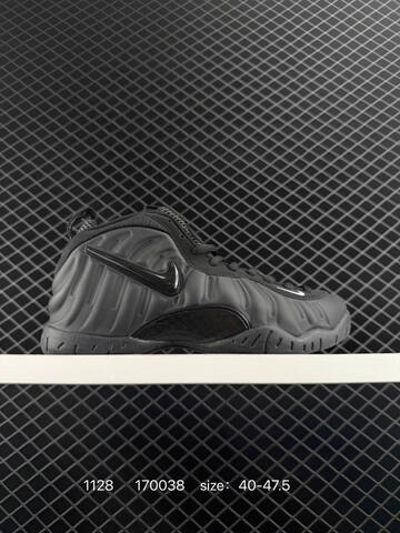 Nike Air Foamposite Pro Triple Black EU 40-47 5 Basketball - Men's (BS-73952)