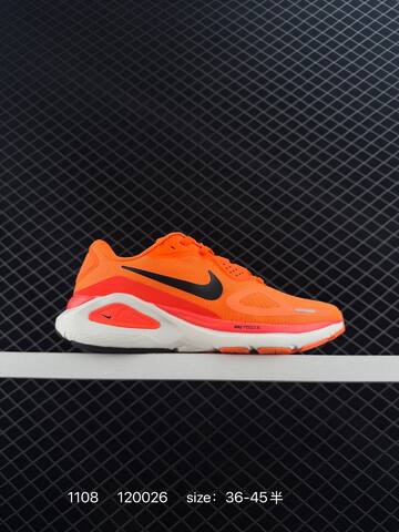 Nike Air Zoom Structure 26 Orange Black White EU 36-45 Running - Unisex (BS-74309)