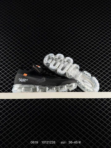 Nike Off-White x Air Vapormax Flyknit White Black Clear Orange EU 36-45 Running Shoe - Unisex BS-70682