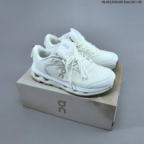 On Running Cloudzone Moon Light Grey White EU 36-45 Running Shoe Running Sneakers - Unisex (BS-69720)