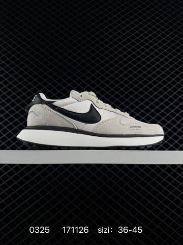 Nike Phoenix Waffle Black Grey Purple White EU 36-45 Lifestyle - Unisex (BS-72454)