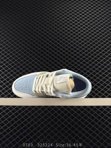 Jordan Air Jordan 1 Low White Light Blue Grey EU 36-45 Sneaker - Unisex BS-81109
