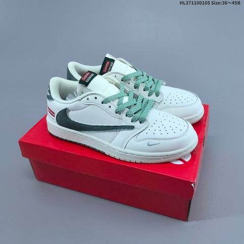 Nike Air Jordan 1 Low Travis Scott Reverse Mocha Black White Mocha EU 36-45 Casual - Unisex (BS-67097)
