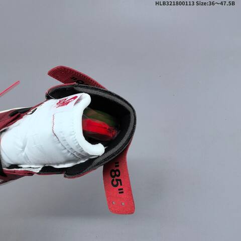 Nike Air Jordan 1 Retro High OG x Off-White White Red Black EU 36-47 5 Basketball - Unisex BS-66987