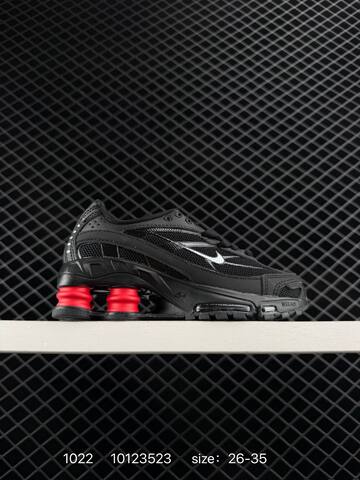Nike Shox Ride 2 Olive Khaki Black Red Cream Brown Triple Black 26-35 Running - Women s BS-74651