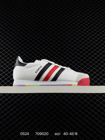 Adidas Samoa Black Yellow Red Green White EU 40-45 Lifestyle - Men's (BS-71232)