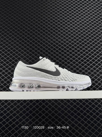 Nike Air Max 2017 White Grey Black White Black Grey EU 36-45 Running - Unisex (BS-73913)
