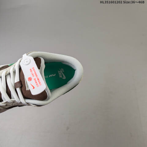 Nike SB Dunk Low White Brown Green Grey EU 36-46 Skate Shoe - Unisex BS-62885