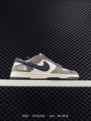Nike Dunk Low White Navy EU 36-45 5 Skate - Unisex (BS-74502)