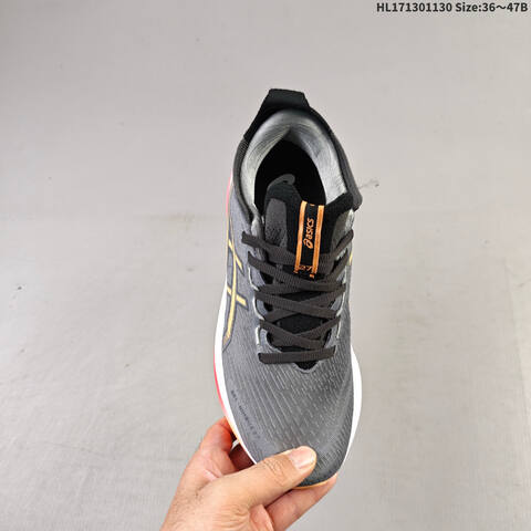 Asics Gel-Nimbus 27 Grey Black Orange Red White EU 36-47 Running Shoe Running Sneakers - Unisex (BS-69204)