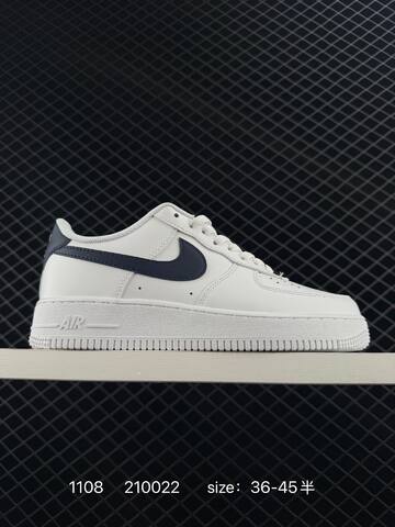 Nike Air Force 1 Low White Navy EU 36-45 Lifestyle - Unisex (BS-74300)