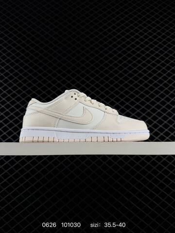 Nike SB Dunk Low Pro White Light Beige 35 5-40 Skate Shoe Unisex BS-70576