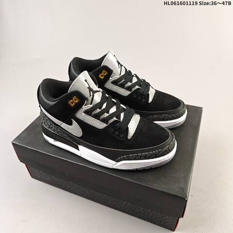 Jordan Air Jordan 3 Retro White Red EU 36-47 Basketball - Unisex (BS-63440)