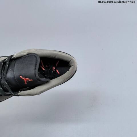 Nike Air Jordan 1 Low Black Grey 36 47B Casual - Women s BS-66986