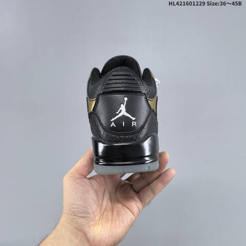 Jordan Air Jordan 3 Retro Gold Black EU 36-45 Basketball - Unisex (BS-67192)