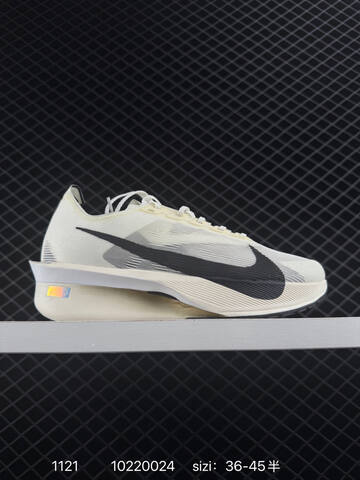 Nike ZoomX Vaporfly Next 4 Light Trails White-black With Multicolor And Orange Accents EU 36-45 5 Running - Unisex (BS-74091)