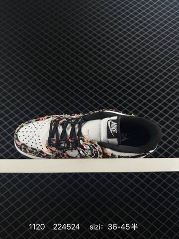 Nike SB Dunk Low Black White Multi-Color Yellow EU 36-45 Skate - Unisex (BS-74105)