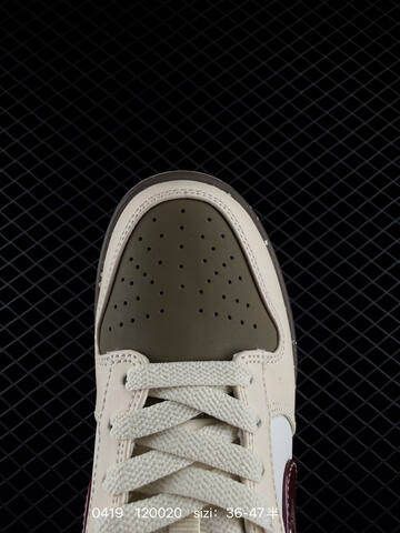 Nike SB Dunk Low Pro Beige Olive Green White Burgundy Dark Brown With Leopard Print Accents EU 36-47 Half Sizes Available Skate - Unisex (BS-72005)
