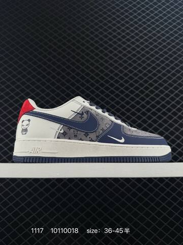 Nike Air Force 1 07 LV8 White Gray Black With Red Accents EU 36-45 Lifestyle - Unisex (BS-74160)