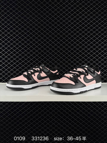 Nike SB Dunk Low Black Pink White EU 36-45 5 Skate - Unisex (BS-73228)